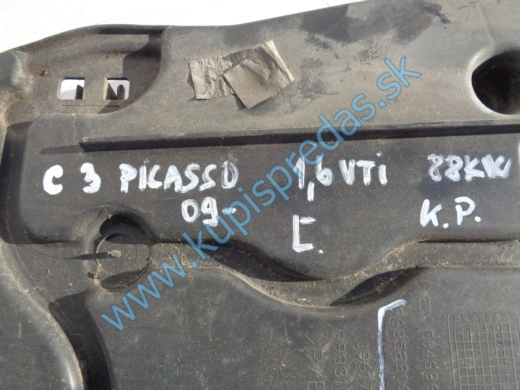 ľavý plast nasávania citroen c3 picasso, 9685230680